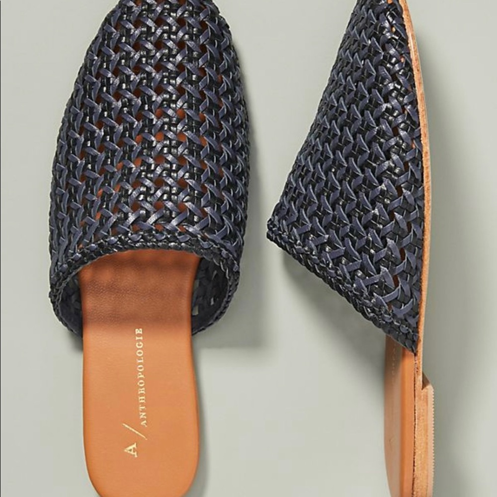 Anthro Well-Woven slides